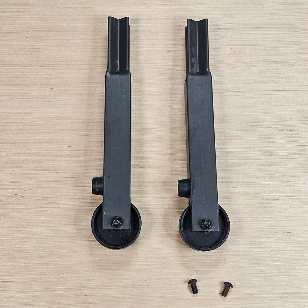 Weslo Cadence 70e Extension Leg Wheel Assembly  Black Replacement Parts 165009
